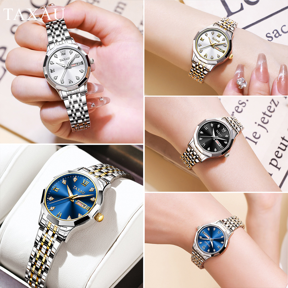 ساعة OLEVS Fashion Golden للنس - مراجعة Luxury Watch Women وسعره