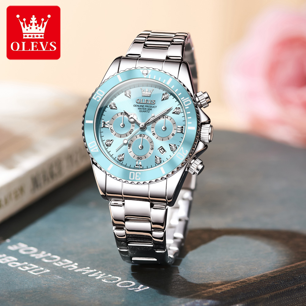 OLEVS ساعة نسائية 5632 ساعات ك - مراجعة Luxury Watch Women وسعره