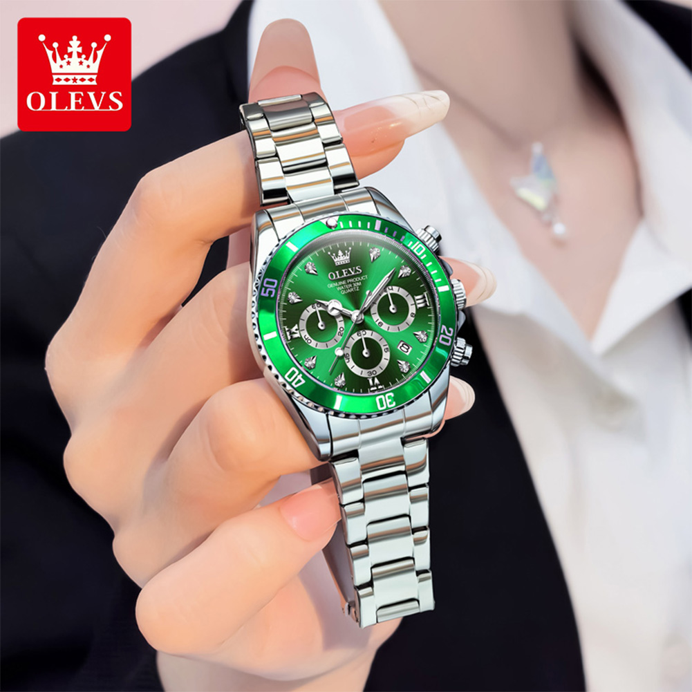 OLEVS ساعة نسائية 5632 ساعات ك - مراجعة Luxury Watch Women وسعره