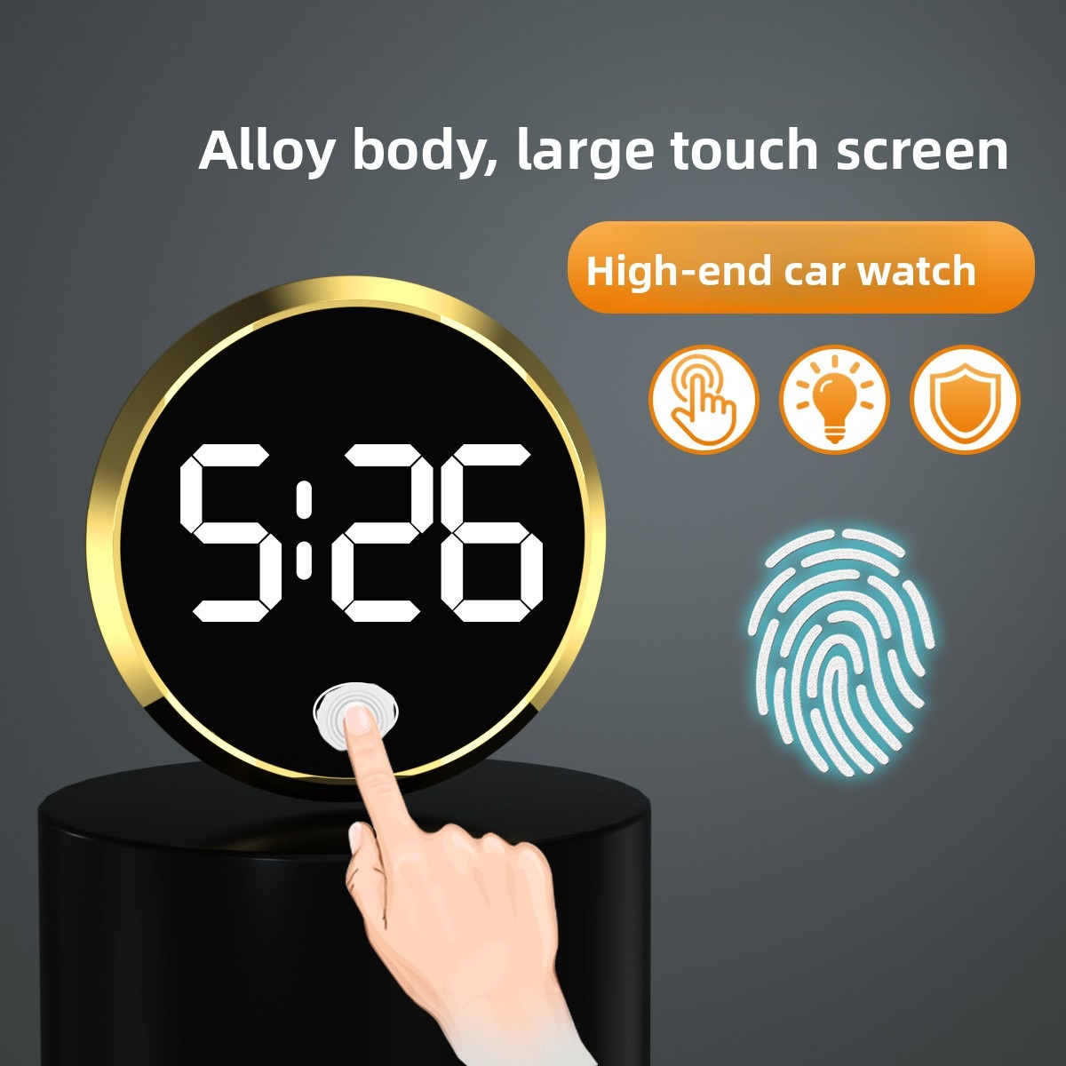 ساعة LED فاخرة للسيارة تعمل با - مراجعة Luxury Watch Outlet وسعره