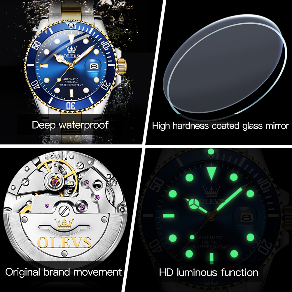 OLEVS 6650 ساعة رجالية كلاسيكي - مراجعة Automatic Pilot Watch وسعره