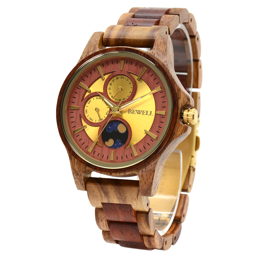 ساعة يد خشبية للرجال، هدية للز - مراجعة Luxury Watch Engraving وسعره