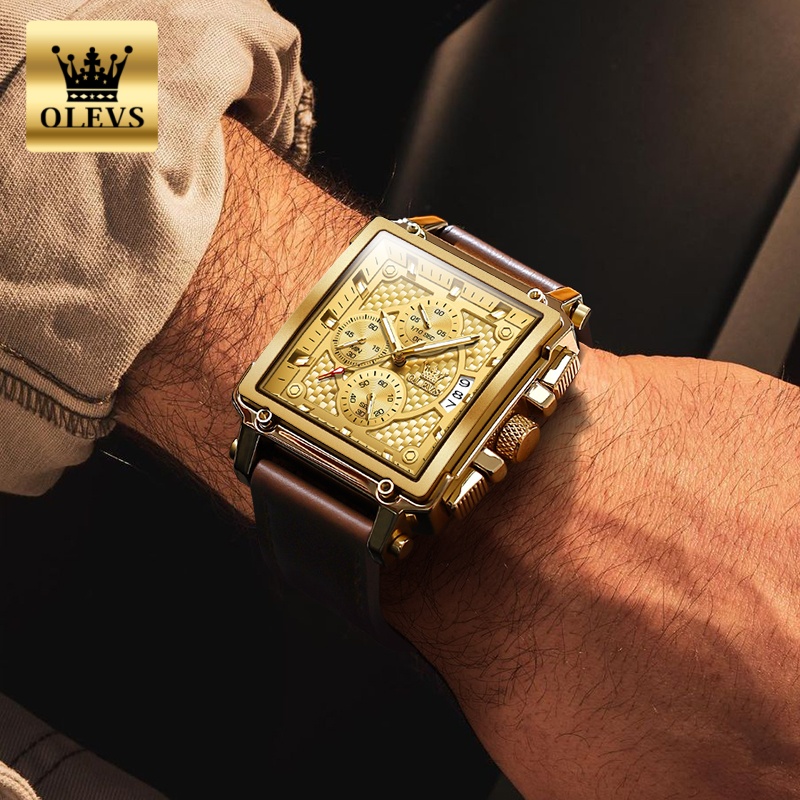 ساعات رجالية من ماركة OLEVS مق - مراجعة Luxury Watch For Men وسعره