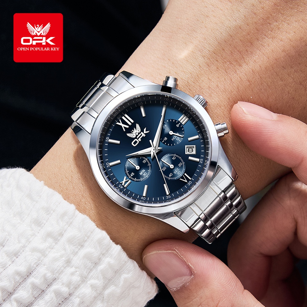 OPK 6052 ساعة رجالي تاريخ تلقا - مراجعة Luxury Watch For Men وسعره