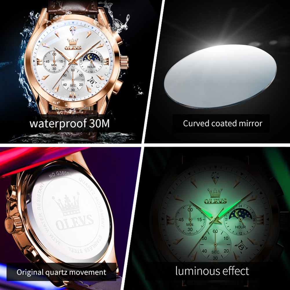OLEVS العلامة التجارية الجديدة - مراجعة Zen Luxury Watch وسعره
