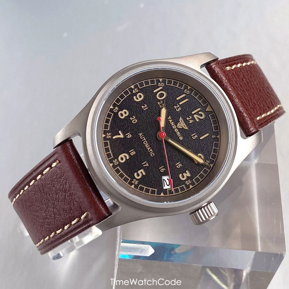 ساعة مخصصة التيتانيوم NH35A سا - مراجعة Automatic Pilot Watch وسعره